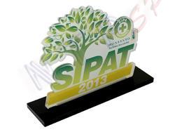 Troféu em Acrílico - SIPAT 2013 - NTP Brindes